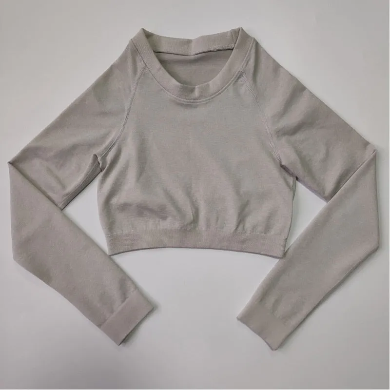 Acting Basic Cropped Seamless Top