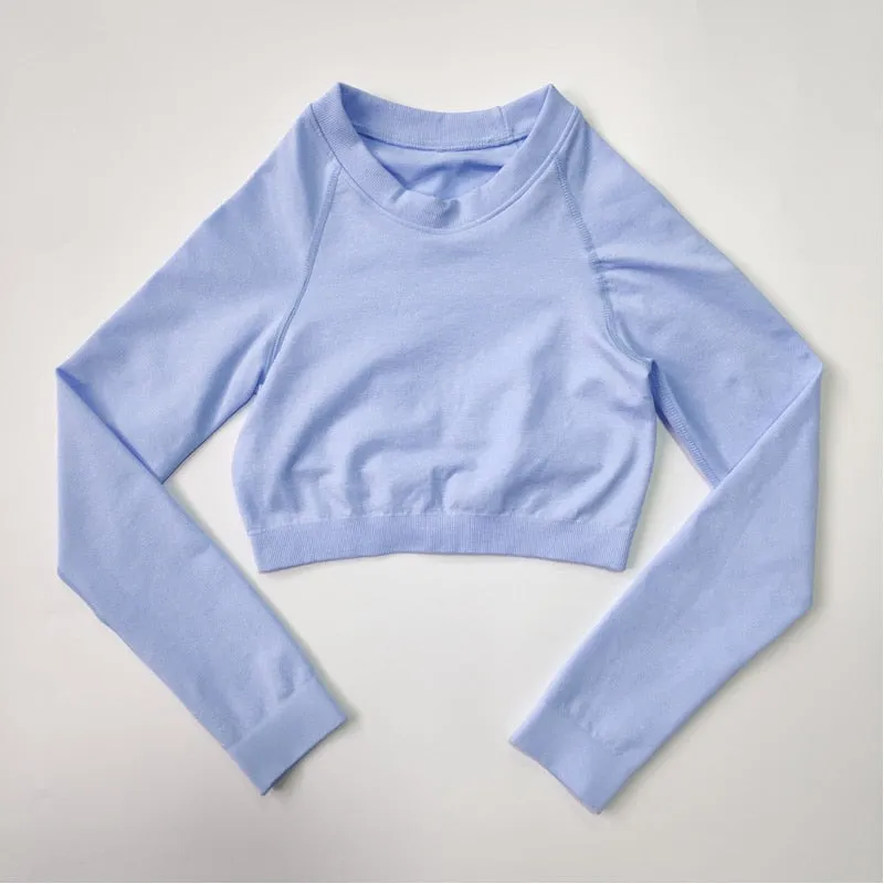 Acting Basic Cropped Seamless Top