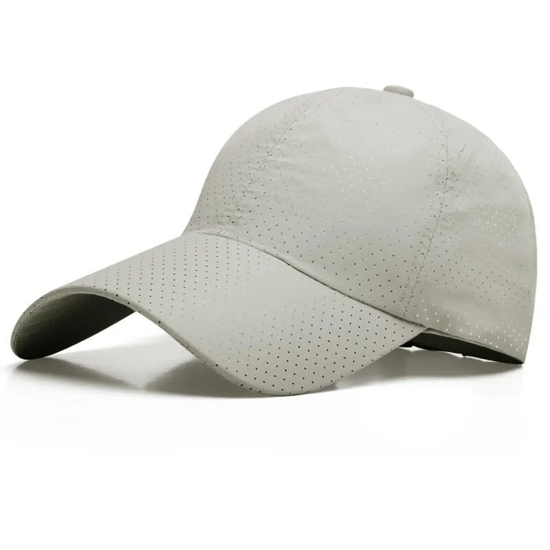 Baseball Cap Quick Dry Mesh Breathable Hats for Sports