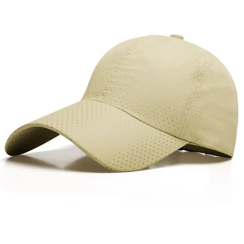Baseball Cap Quick Dry Mesh Breathable Hats for Sports