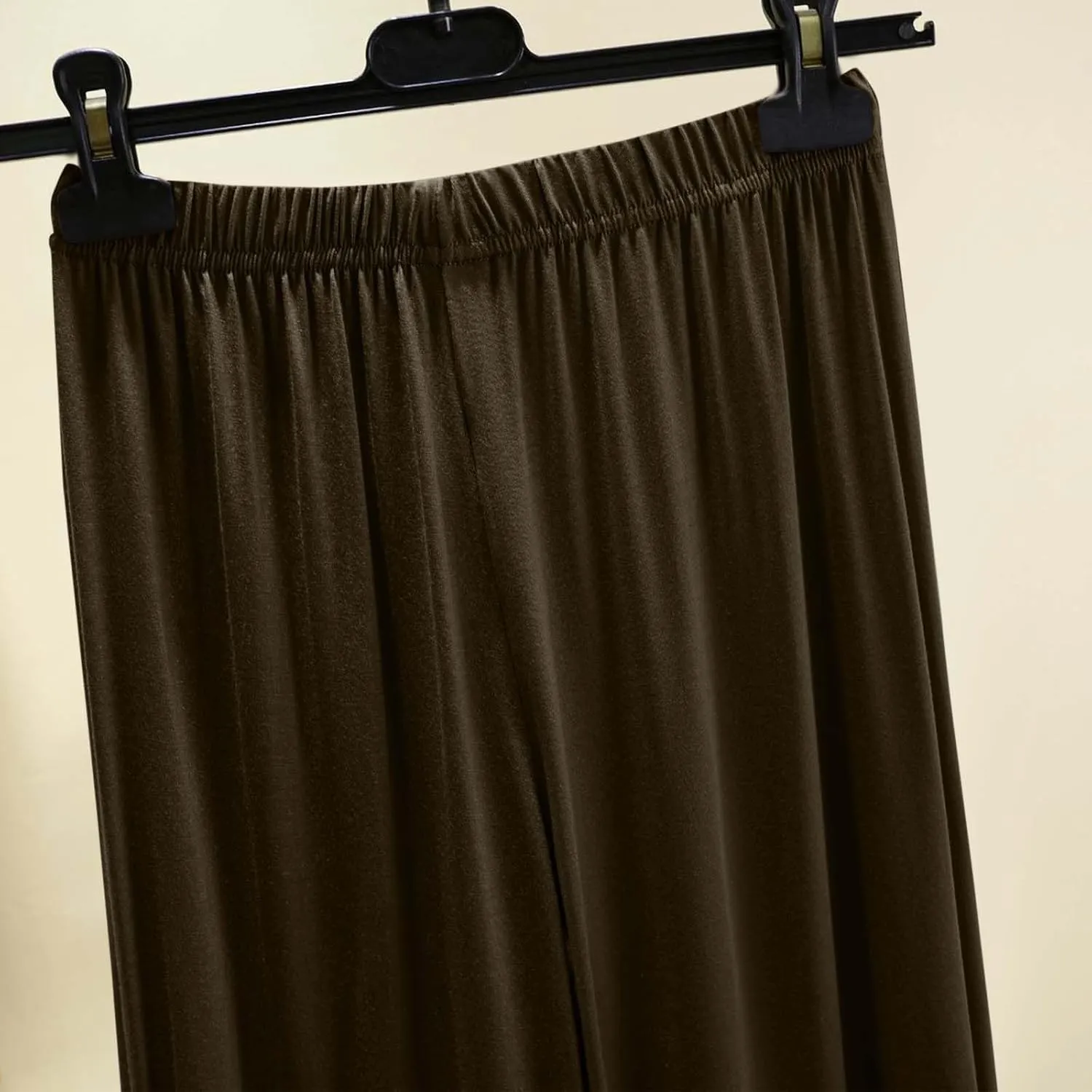 BZGTZT Women Wide Leg Palazzo Capri Pants Elastic Waist Drawstring Cropped Casual Joggers Lightweight Straight Trouser