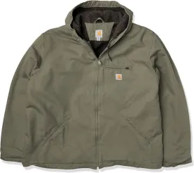 Carhartt Men's 104392 Washed Duck Jacket - Sherpa Lined