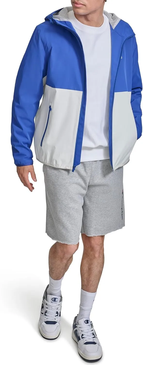Champion Men's Performance Windbreaker Rain Jacket with Hood