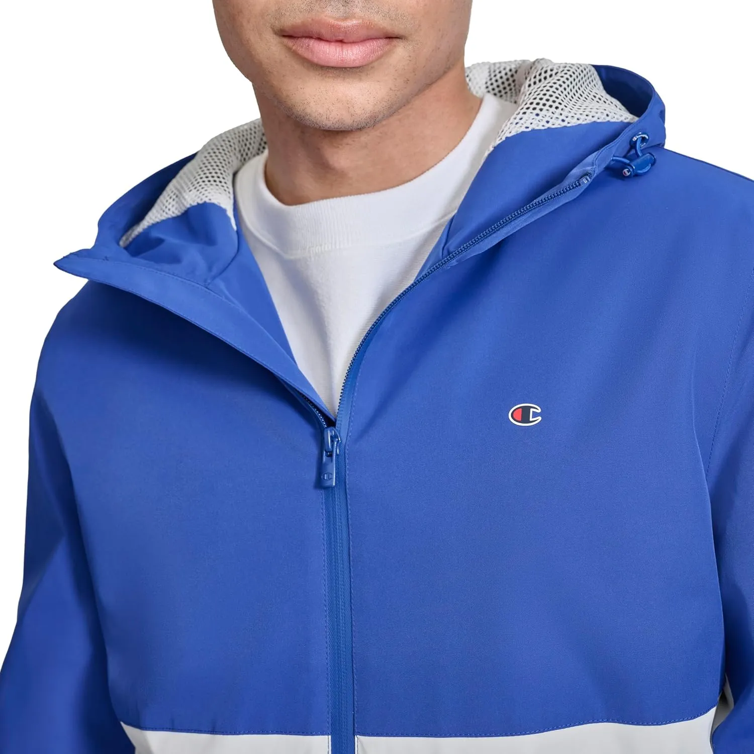 Champion Men's Performance Windbreaker Rain Jacket with Hood