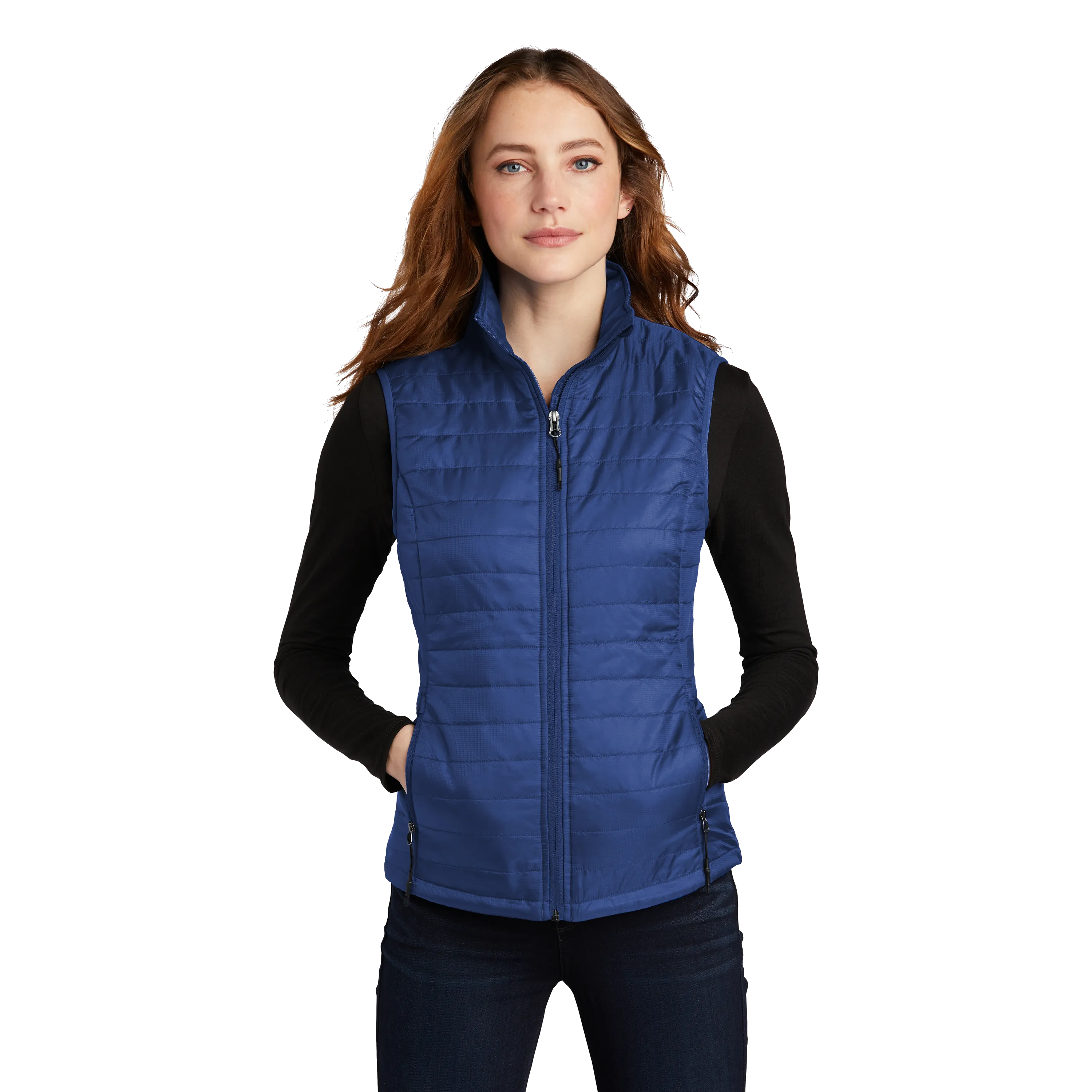 D2061W Ladies Packable Puffy Vest