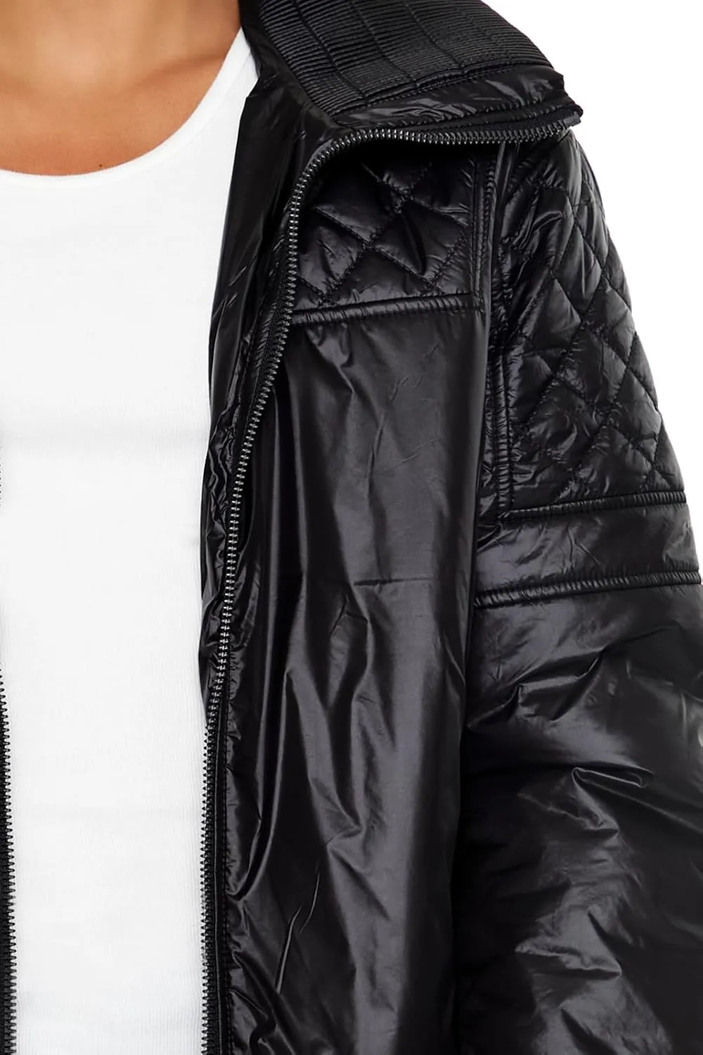 Forever 21 Men's Quilted Bomber Jacket