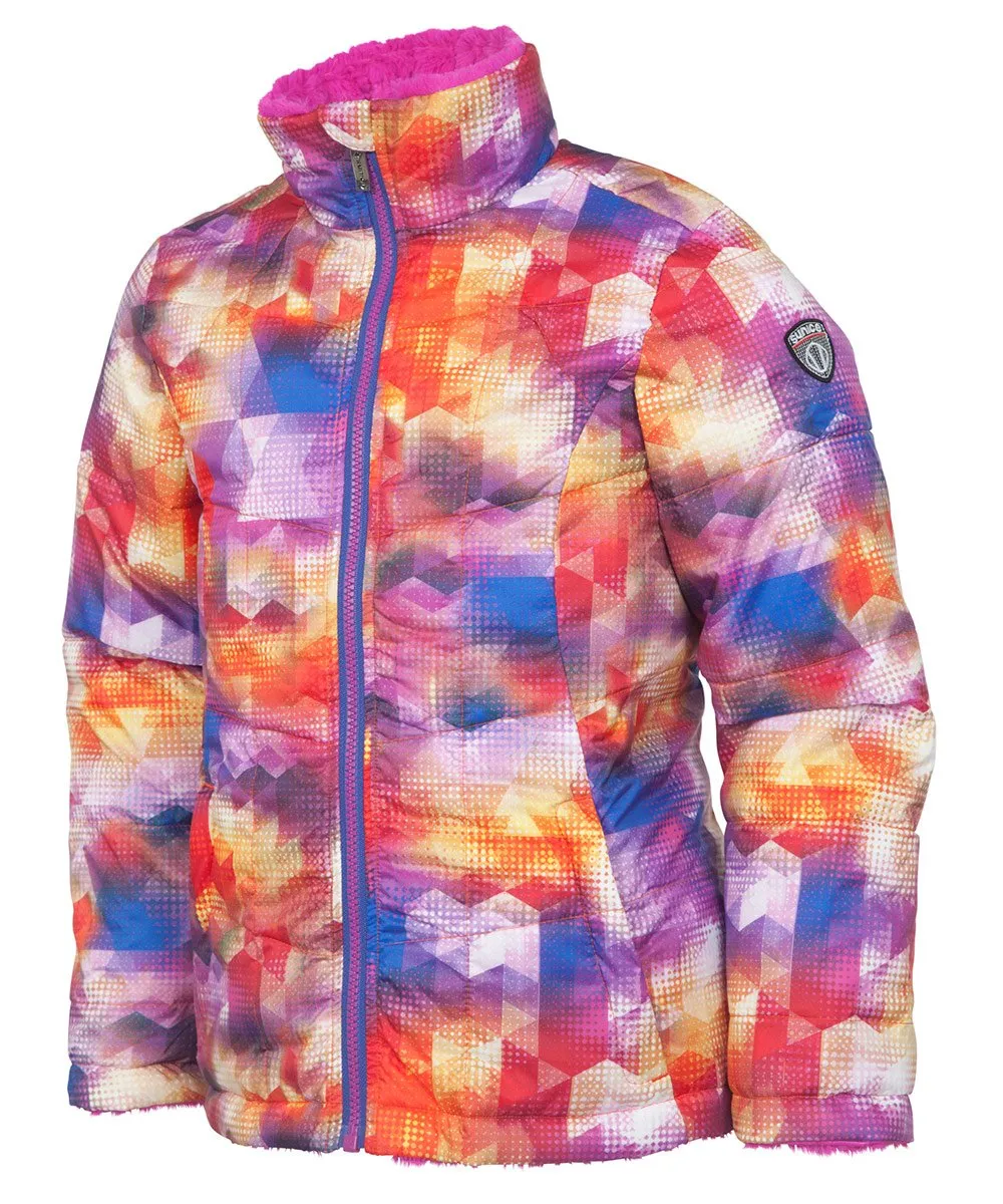 Girls' Harper Print Insulated Stretch Jacket