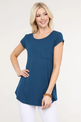 Keyhole Short Sleeve Top