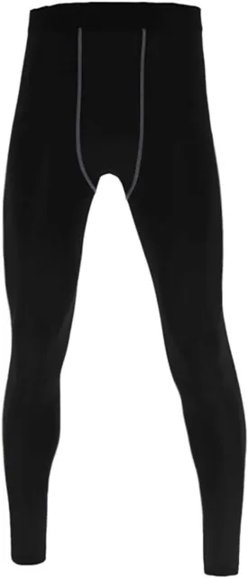 LANBAOSI Youth Boys Compression Leggings Athletic Pants Base Layer Football Workout Tight