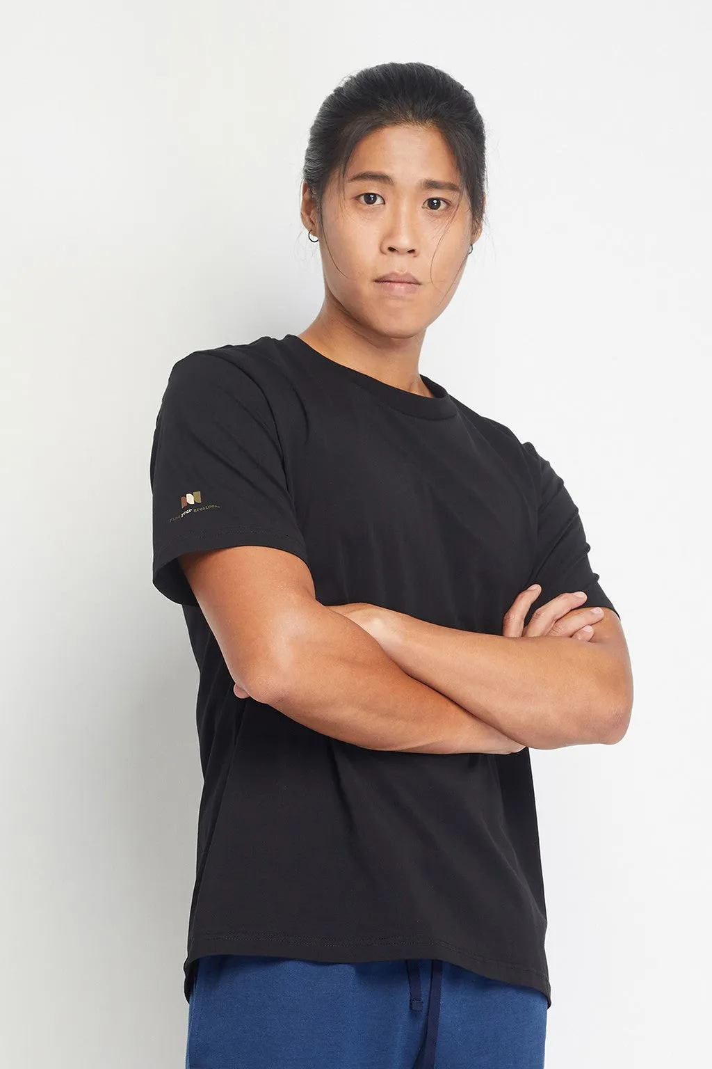 Laszlo Men Short Sleeves Top (Black)