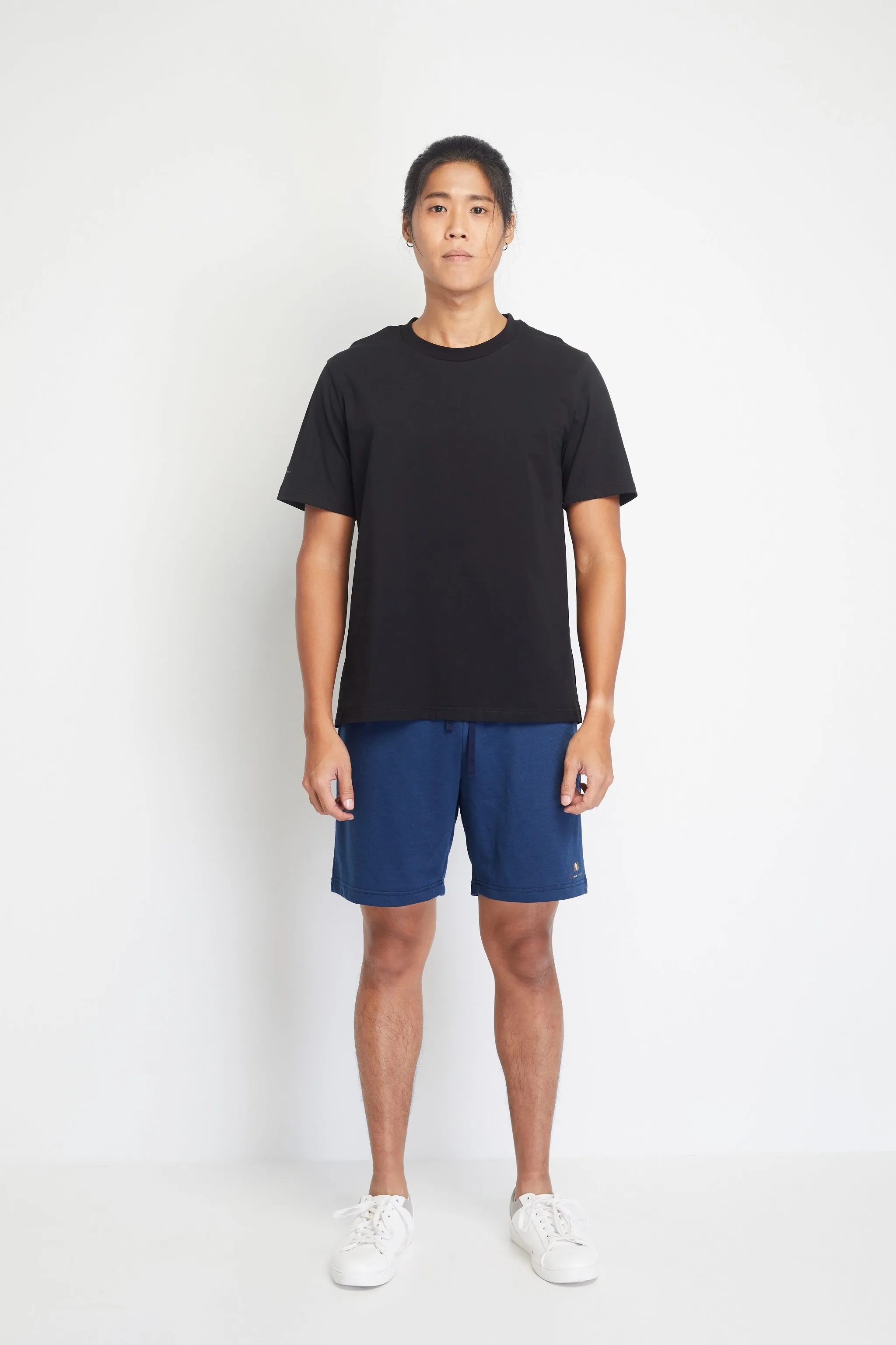 Laszlo Men Short Sleeves Top (Black)