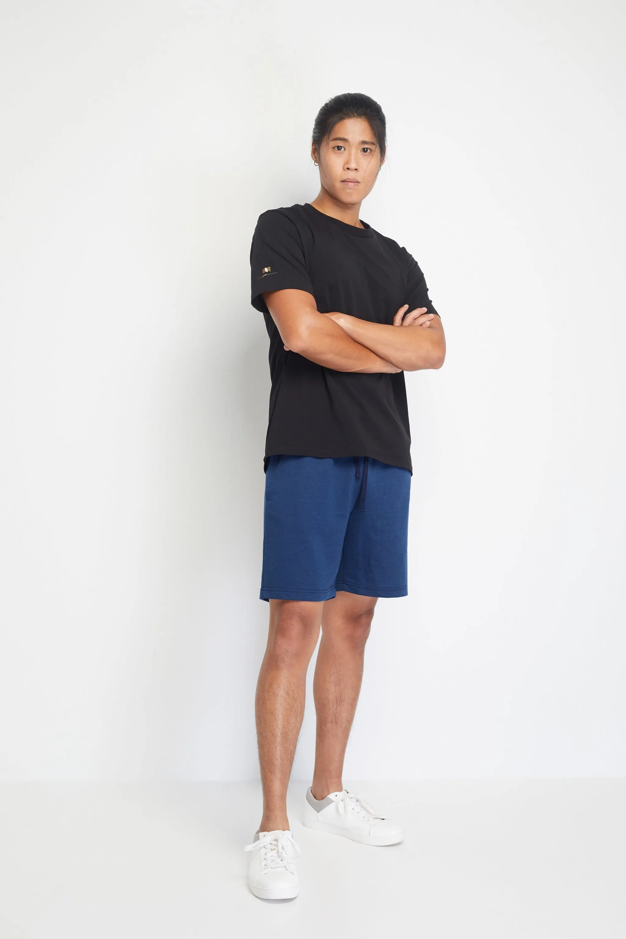 Laszlo Men Short Sleeves Top (Black)