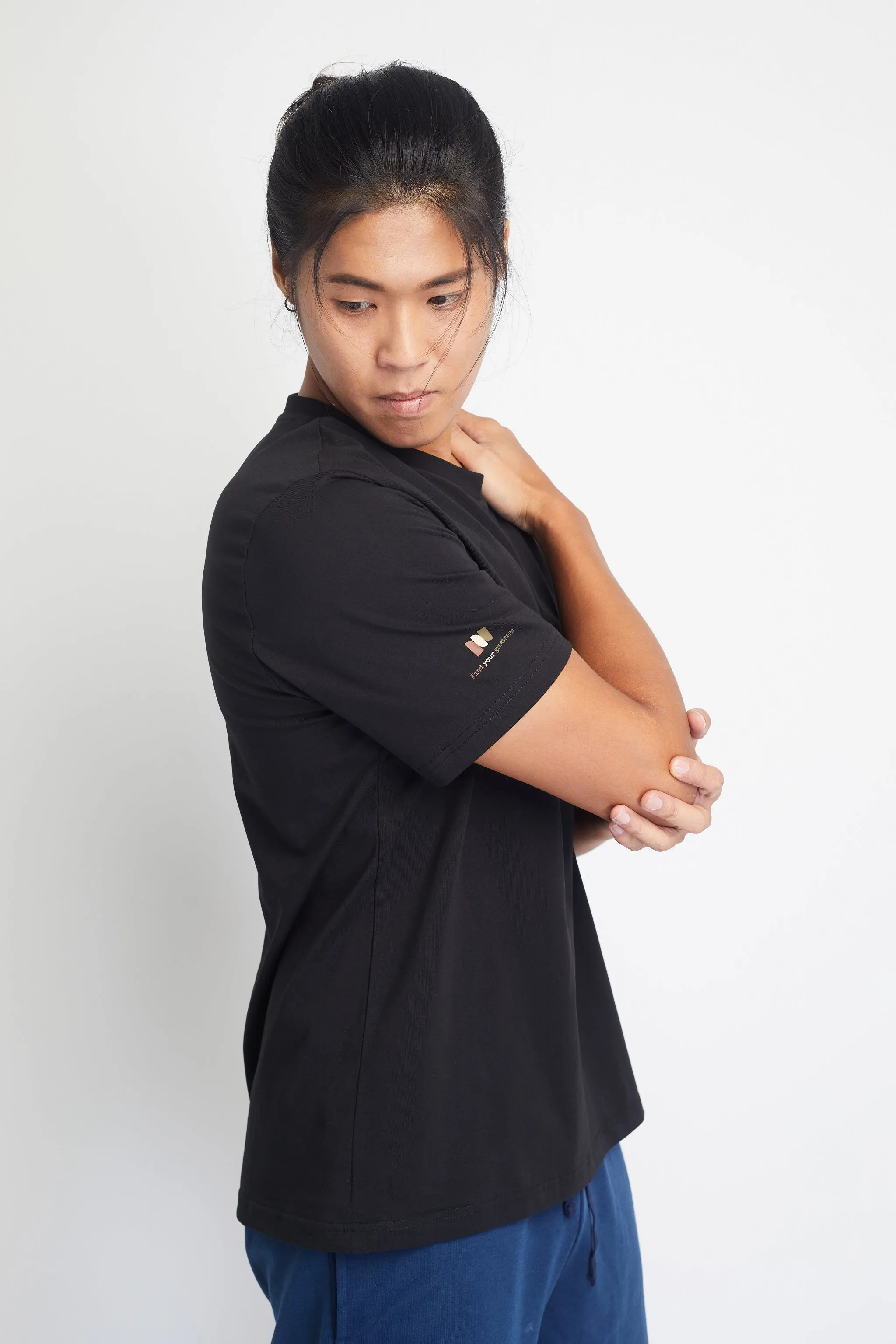 Laszlo Men Short Sleeves Top (Black)