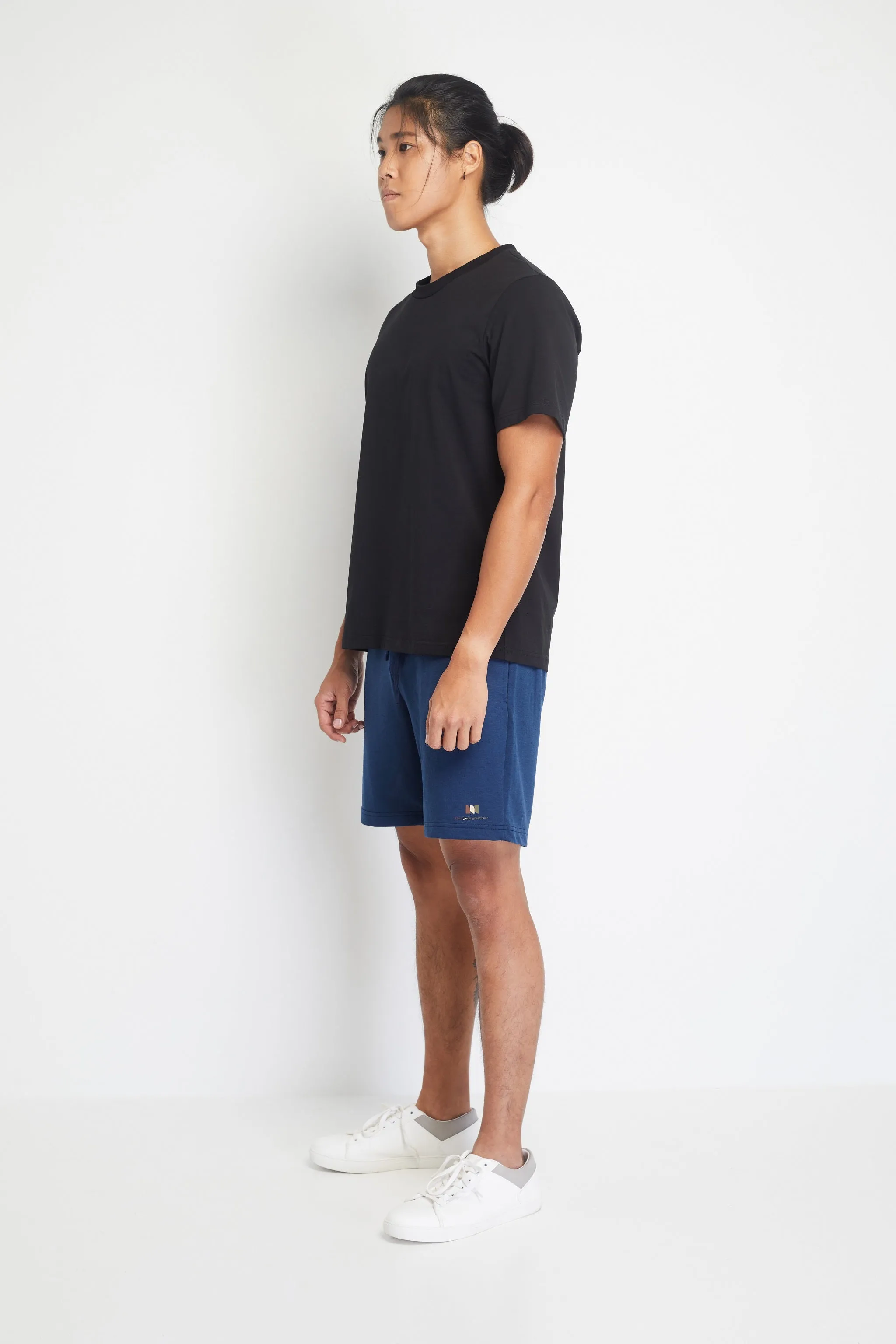 Laszlo Men Short Sleeves Top (Black)