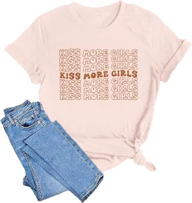 LAZYCHILD Pride Shirts for Women: Rainbow Heart Graphic Shirt Gay Pride T-Shirt LGBT Equality Short Sleeve Tops