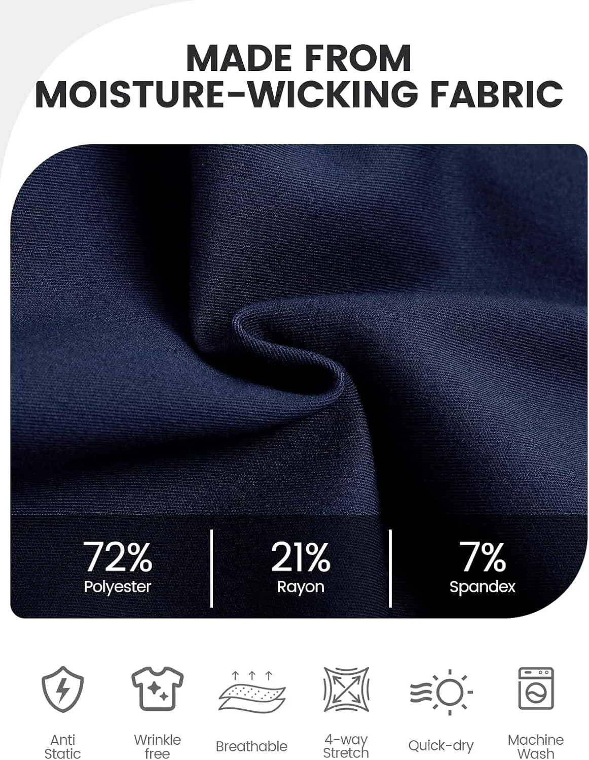 Medical Scrub Pants for Women, Jogger Pants with 6 Pockets, Soft Womens Scrubs Pant Drawstring Mid-Rise Cargo Pants