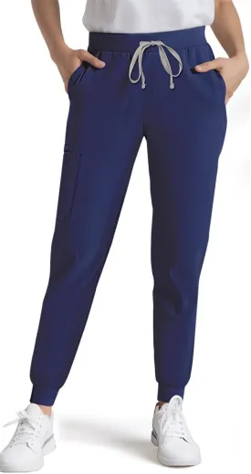 Medical Scrub Pants for Women, Jogger Pants with 6 Pockets, Soft Womens Scrubs Pant Drawstring Mid-Rise Cargo Pants