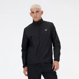 MEN'S ATHLETICS PACKABLE RUN JACKET - BLACK
