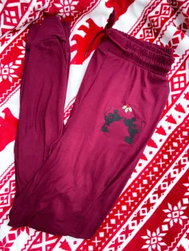 Mouse Mistletoe Joggers