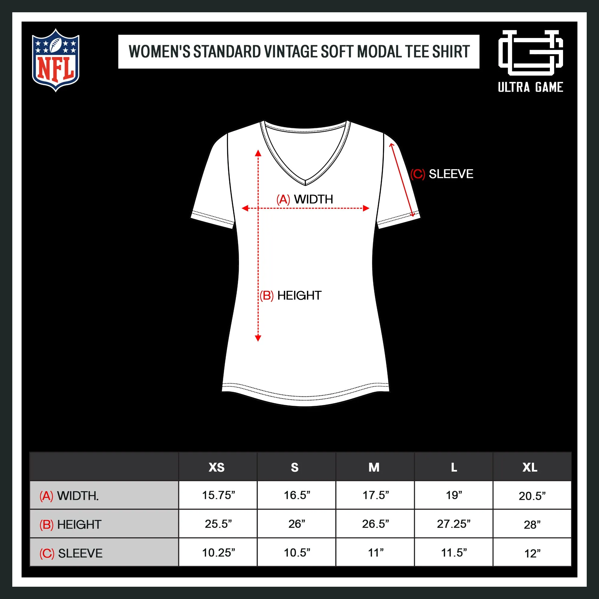 NFL Houston Texans Official Women's Super Soft Modal Vintage V-Neck T-Shirt|Houston Texans
