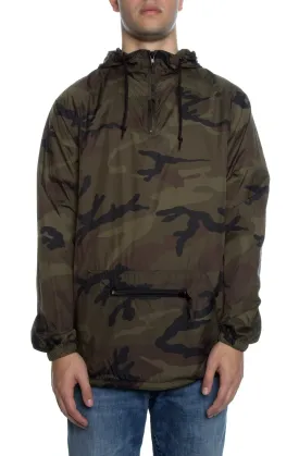 Packable Anorak Pullover Nylon Shell Camo