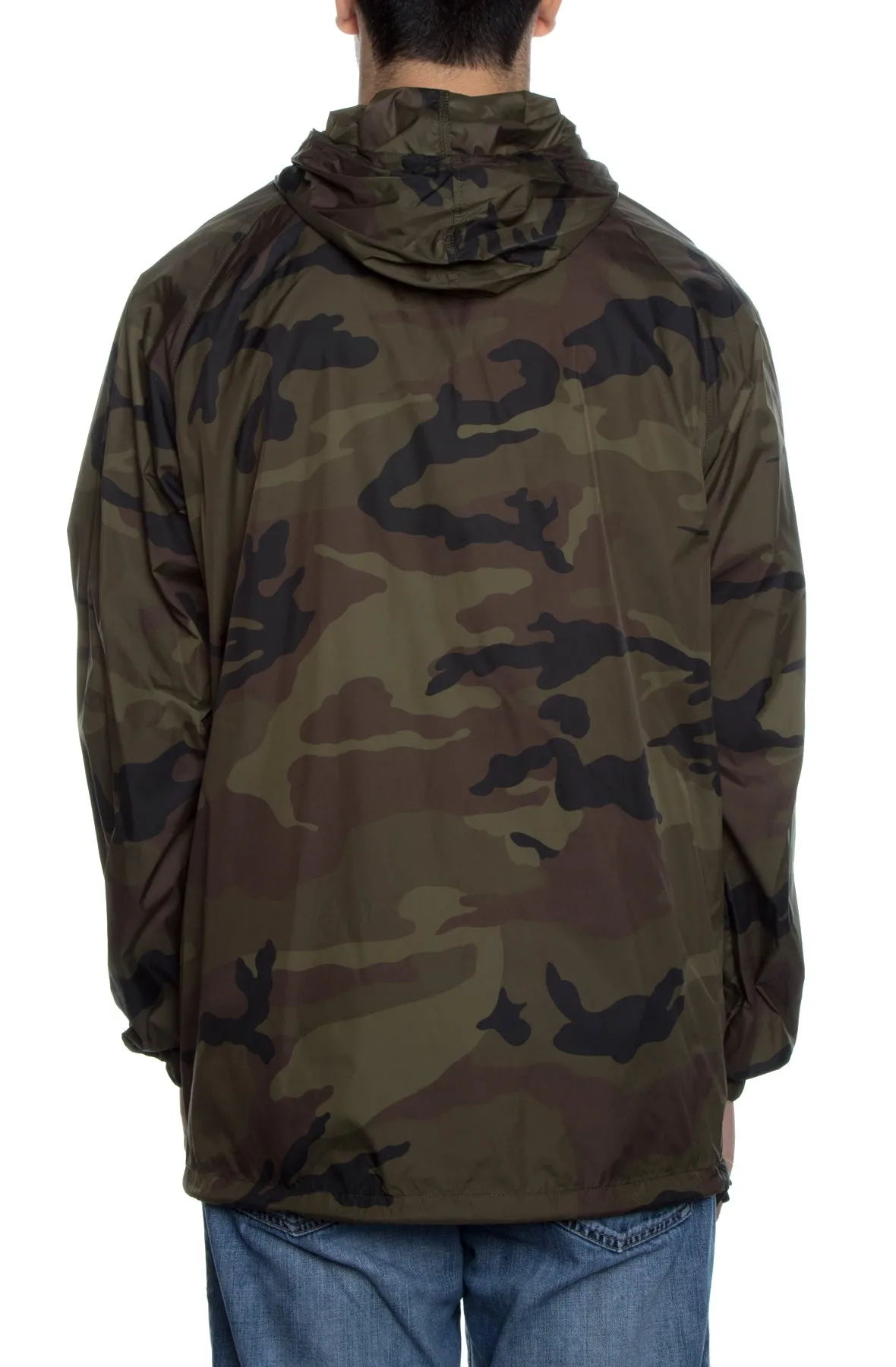 Packable Anorak Pullover Nylon Shell Camo