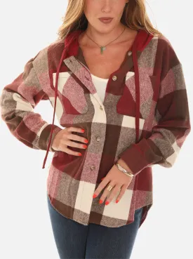 Plaid Hoodie Jacket