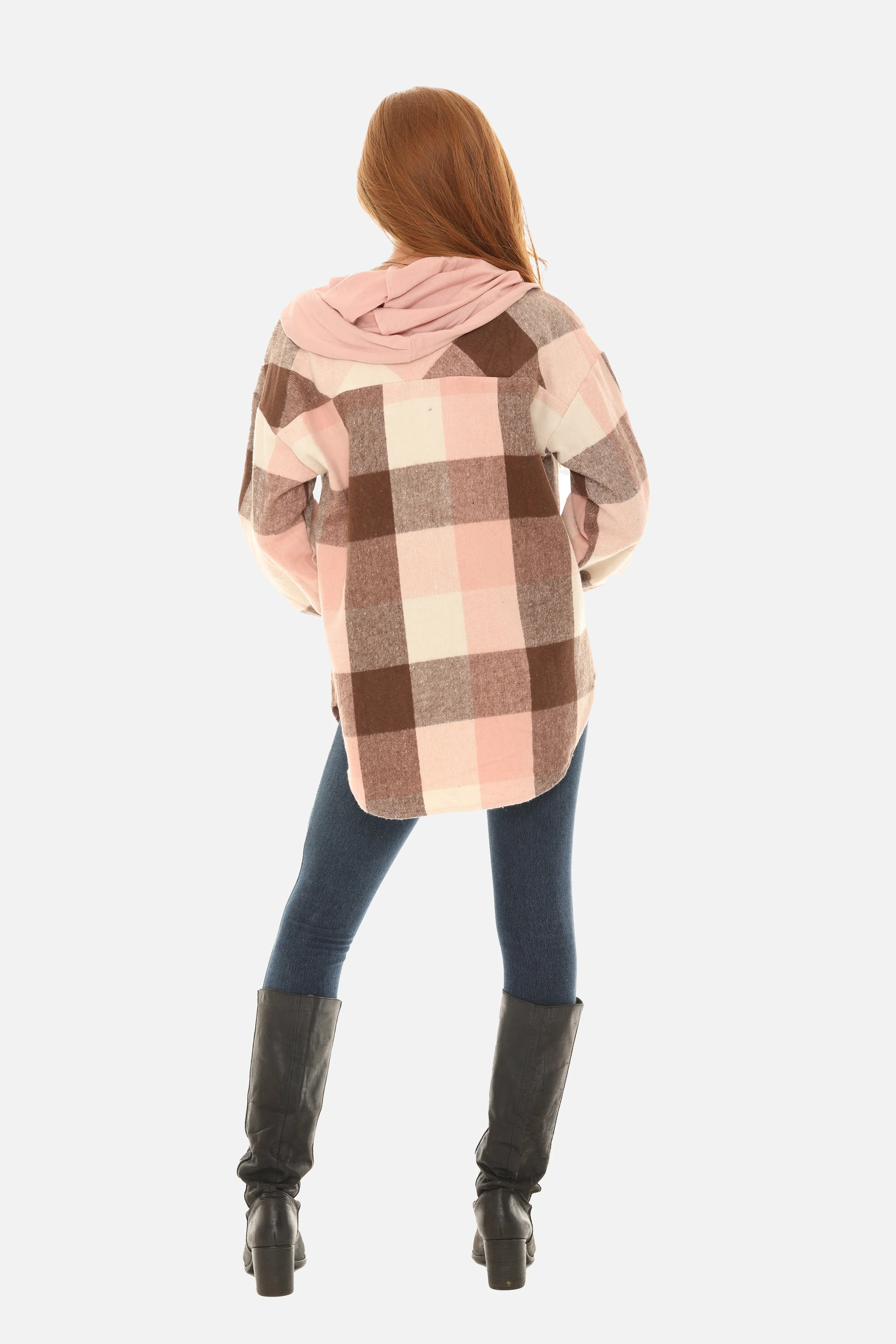 Plaid Hoodie Jacket