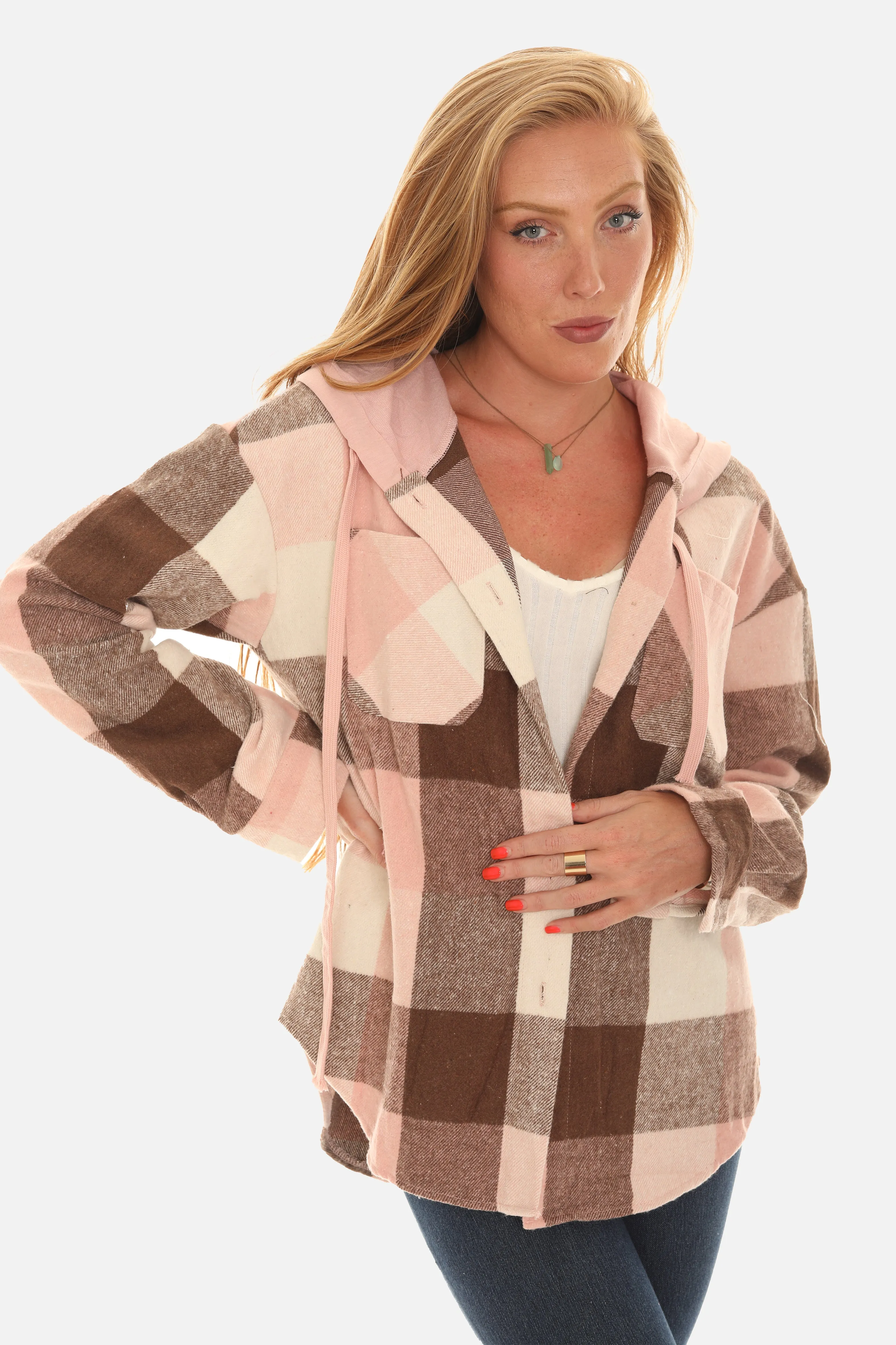 Plaid Hoodie Jacket
