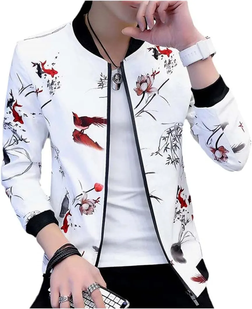 Spring Autumn Bomber Hooded Jacket Men Casual Slim Patchwork Windbreaker Jacket Male Outwear Zipper Thin
