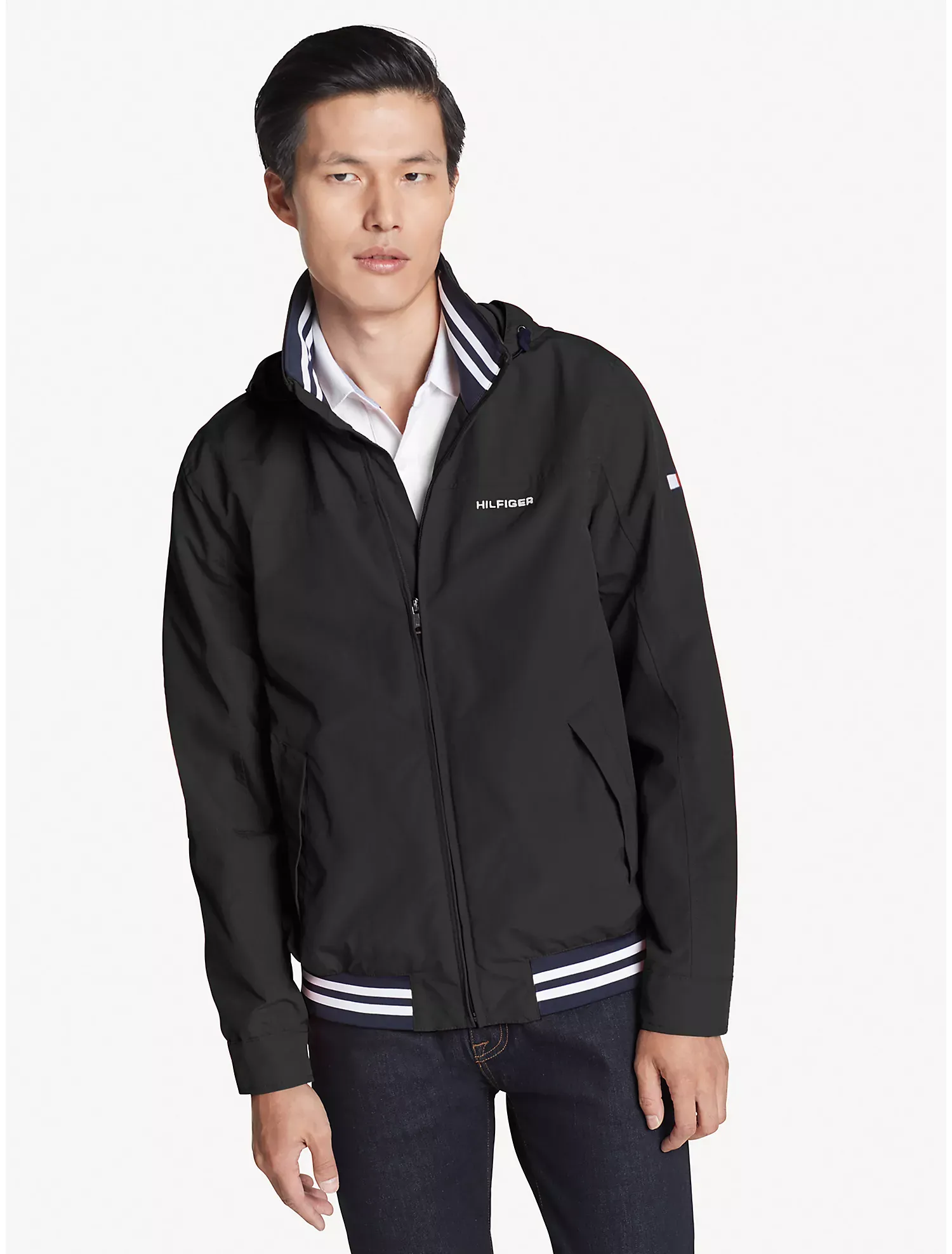 Tommy Hilfiger Men's Regatta Jacket Deep Black 7858429 012