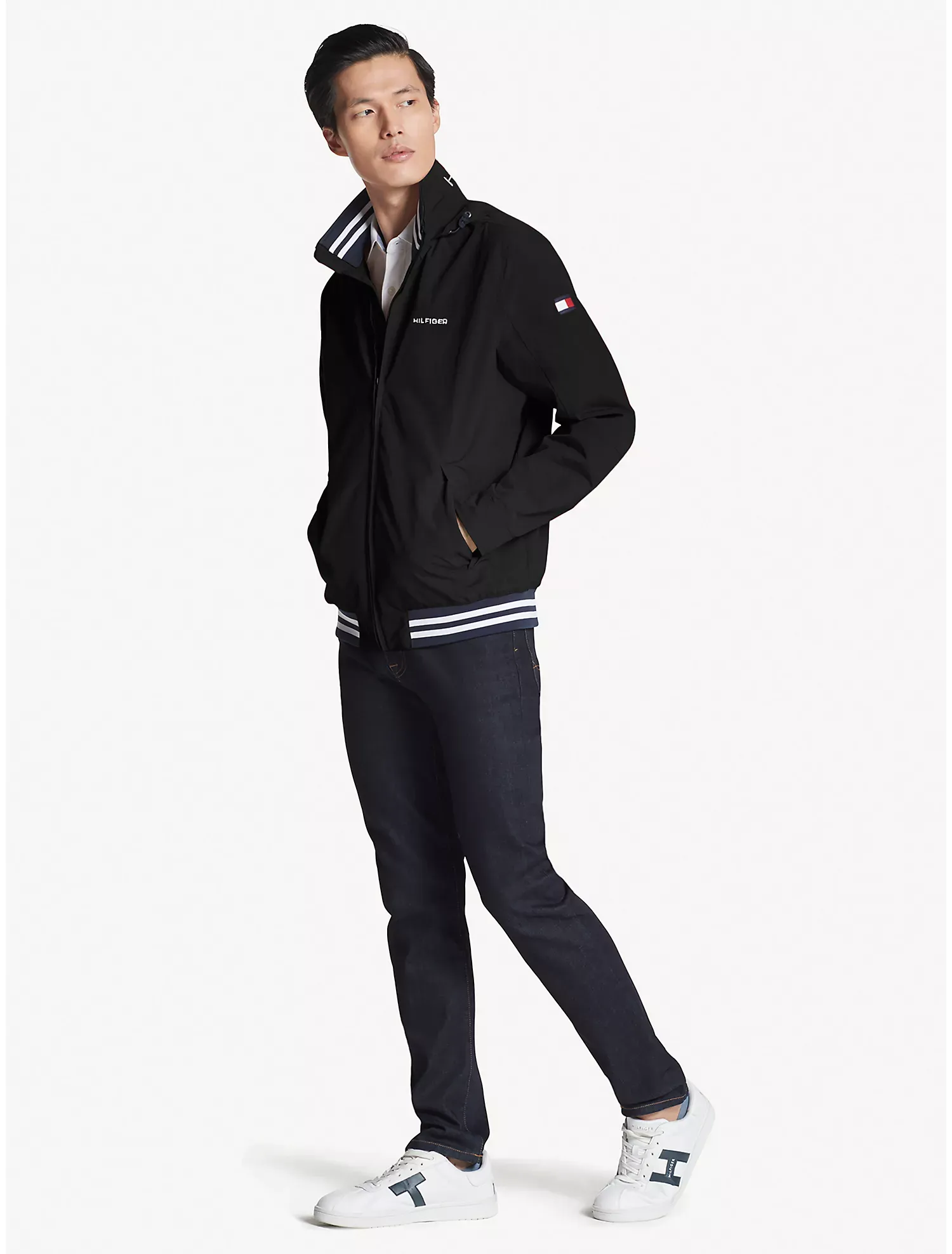 Tommy Hilfiger Men's Regatta Jacket Deep Black 7858429 012