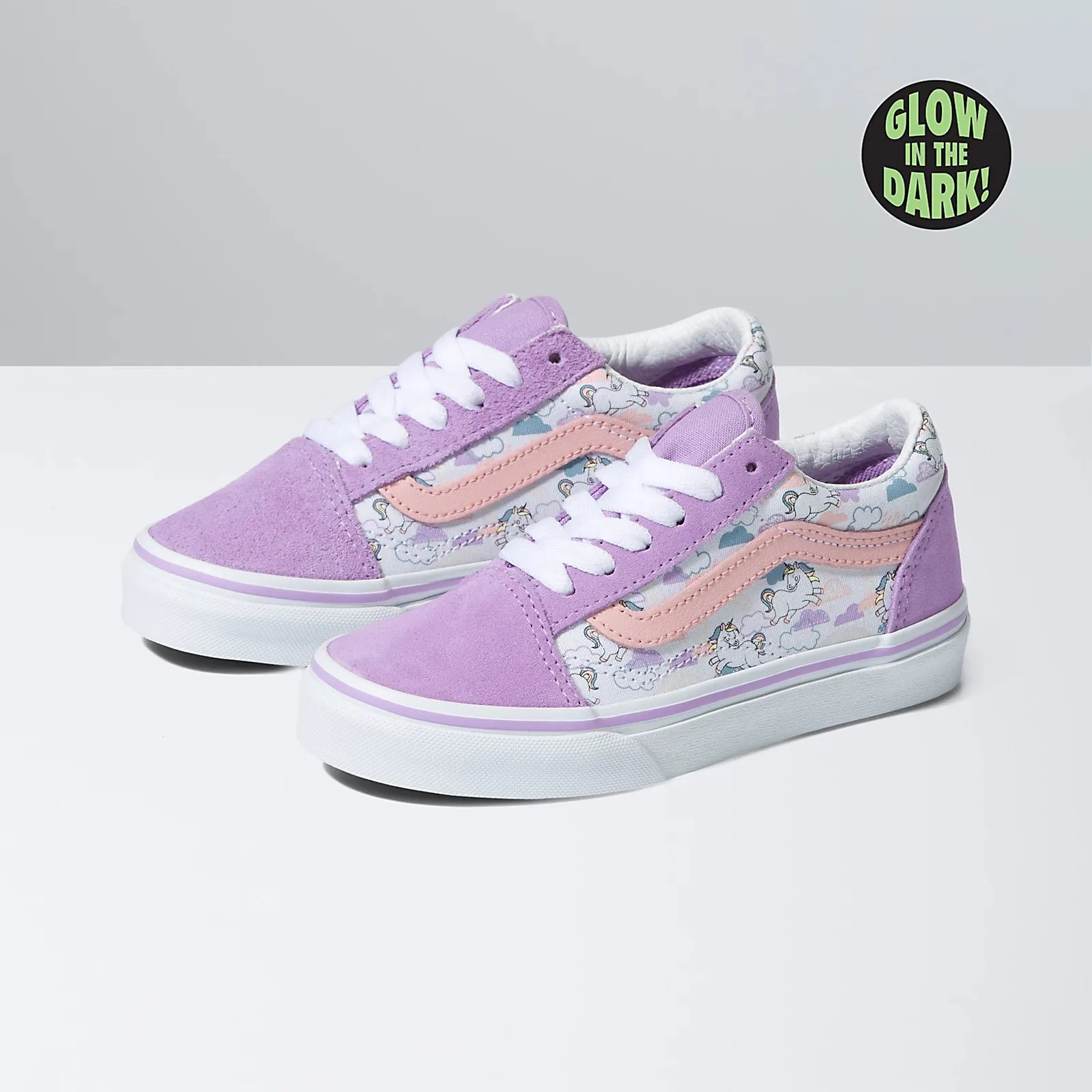 Vans Kids Old Skool V Lilac Shoes